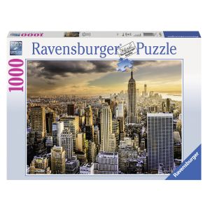 Jucarie Puzzle, Ravensburger, Marele New York, 1000 piese, Multicolor