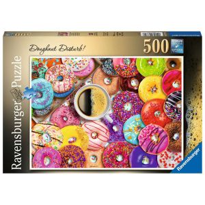 Jucarie Puzzle, Ravensburger, Gogosi, 500 piese, Multicolor