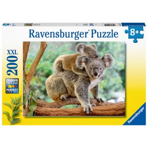 Jucarie Puzzle Ravensburger, Koala, 200 piese, Multicolor