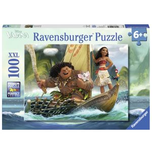Jucarie Puzzle, Ravensburger, Vaiana, 100 piese, Multicolor