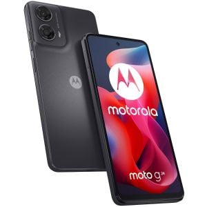 Telefon mobil Motorola Moto G24, 4GB RAM, 128GB, Dual-SIM, 4G, Negru Mat Charcoal
