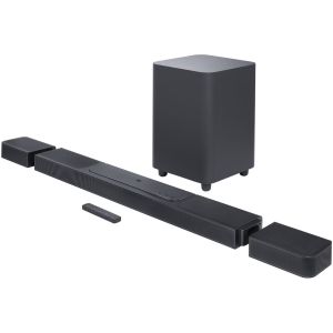 Soundbar JBL BAR 1300, 11.1.4, Sateliti detasabili, 1170W, Dolby Atmos, Wi-Fi, Airplay, HDMI eArc, Negru