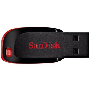 Stick de memorie USB, SanDisk, Cruzer Blade, 32GB, USB 2.0, Negru / Rosu
