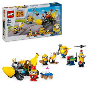 LEGO Minions: Minionii si masina-banana 75580, 136 piese