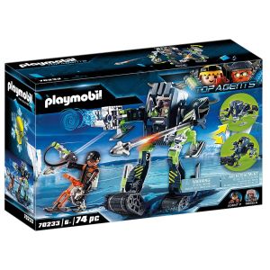 Jucarie Playmobil Top Agents, Robotul ghetii si rebeli arctici, 70233, Multicolor