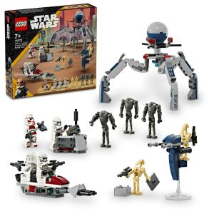 LEGO Star Wars: Pachet de lupta Clone Trooper�"? si droid de lupta 75372, 215 piese