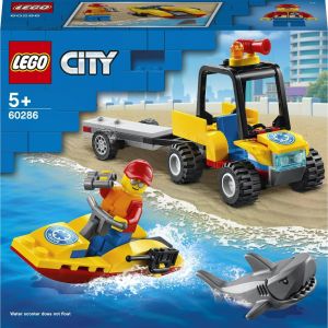 LEGOÂ® City - ATV si barca de salvamari 60286, 79 piese