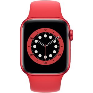 Ceas Smartwatch Apple Watch 6, GPS, Carcasa Red, Aluminiu, 40mm, Red Sport Band