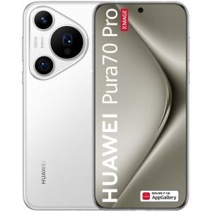 Telefon mobil Huawei Pura 70 Pro, 512GB, 12GB RAM, 5G, Dual-SIM, Alb
