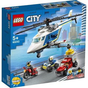 LEGOÂ® City - Urmarire cu elicopterul politiei 60243, 212 piese