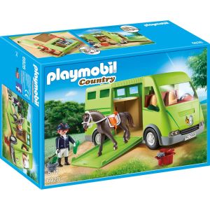 Jucarie Playmobil Country, Transport de cai, 6928, Multicolor