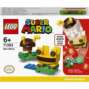 LEGO® Super Mario: Costum de Puteri: Super Mario Albina 71393, 13 piese, Multicolor