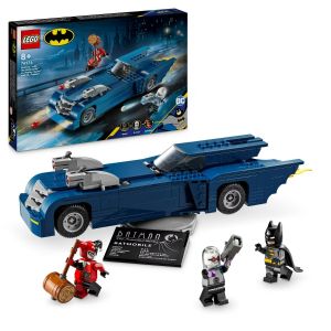 LEGO DC Super Heroes DC: Batman cu al sau Batmobile vs Harley Quinn si Mr. Freeze 76274, 435 piese