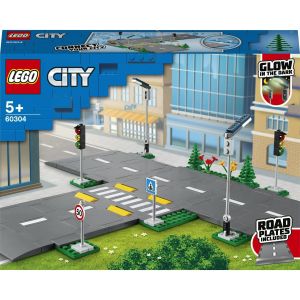 LEGOÂ® City - Placi de sosea 60304, 112 piese