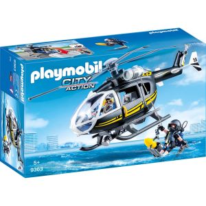 Jucarie Playmobil City Action, Elicopterul echipei SWAT 9363