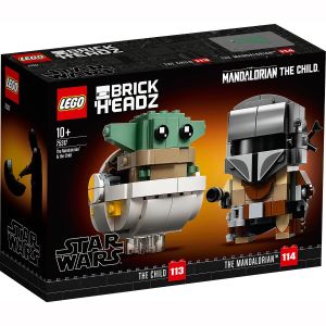 LEGO® Star Wars: Mandalorian si Copilul 75317, 295 piese, Multicolor