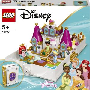 LEGOÂ® Disney - Aventurile lui Ariel - Belle - Cenusareasa si Tiana 43193, 130 piese