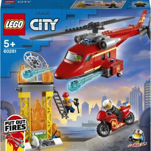 LEGO® City: Elicopter de pompieri 60281, 212 piese, Multicolor