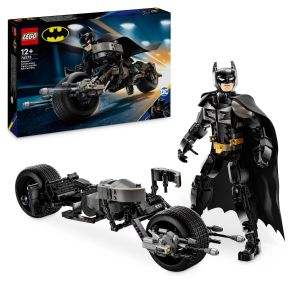 LEGO DC Super Heroes DC: Figurina de constructie Batman si motocicleta Bat-Pod 76273, 713 piese