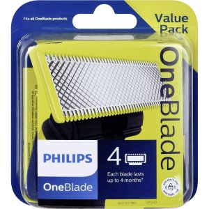 Rezerva OneBlade QP240/50 kit 4 lame, compatibil OneBlade si OneBladePro, Verde