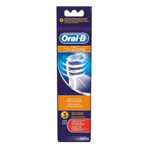 Rezerva periuta de dinti Oral-B EB30 TriZone, 3 bucati, Alb