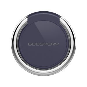 Suport pentru telefon tip inel pentru telefon Goospery, Universal, Mercury Ring, Negru-Argintiu