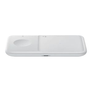 Incarcator Samsung Wireless Charger Duo (TA), Power Delivery (PD), QI, EP-P4300TWEGEU, Alb