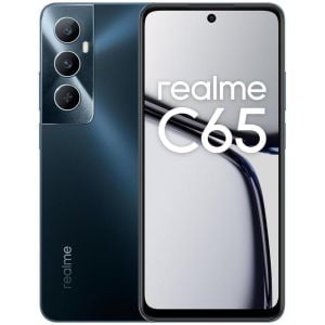 Telefon Mobil Realme C65, 8GB RAM, Memorie 256GB 4G, Starlight Negru