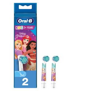 Set 2 capete de schimb Oral-B pentru periuta de dinti, EB10S-2, Princess, Multicolor