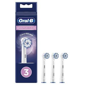 Set 3 rezerve Oral-B Sensitive Clean Thin EB60-3, Alb