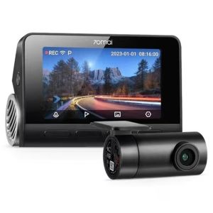 Set Camera auto 70mai Dash Cam 4K A810 Sony Starvis 2 IMX678 Dual Channel HDR si camera spate 70mai RC12, Negru