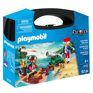 Jucarie Plymobil Pirates Set portabil prinderea piratului 9102, Multicolor