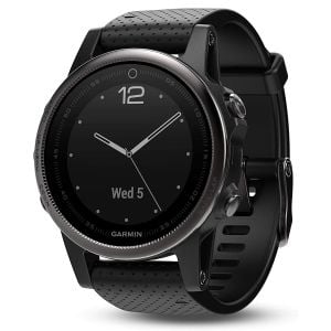 Ceas Smartwatch Garmin Fenix 5S Sapphire Edition Premium Multisport, Black