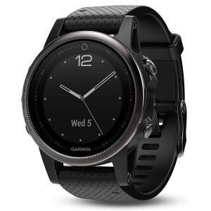 Smartwatch Garmin Fenix 5S Sapphire Edition Premium Multisport, Black