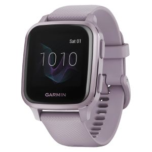Smartwatch Garmin Venu SQ, Compatibil Android si iOS, Silicon, Casual, Orchid