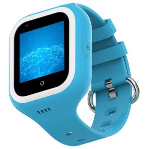 Ceas Smartwatch Savefamily Iconic Plus 4G, Bluetooth, Wi-Fi, Camera foto, SOS, Rezistent la apa, Albastru
