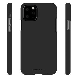 Husa de protectie telefon pentru iPhone 11 Pro Max, Goospery, Soft Feeling,  Negru