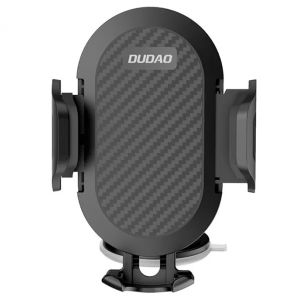 Suport pentru telefon auto Dudao, F2S, Prindere bord sau parbriz, Compatibil cu telefoanele intre 4.7-8 inch, Negru