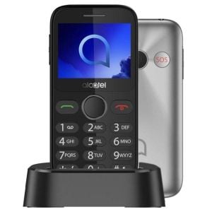 Telefon mobil Alcatel 2020X. 2G, Argintiu