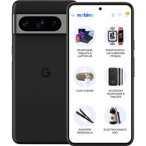  Telefon Mobil Google Pixel 8 Pro, 256GB, 12GB RAM, 5G, Dual-SIM, Negru Volcanique