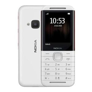 Telefon mobil Nokia 5310, Dual-SIM, 2G, 16 MB, 8 MB RAM, Alb Rosu