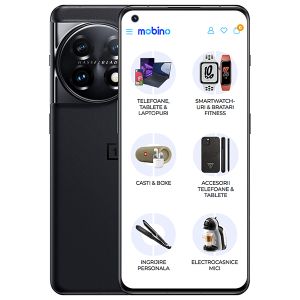 Telefon mobil OnePlus 11, 256GB, 16GB RAM, Dual-SIM, 5G, Negru Titan