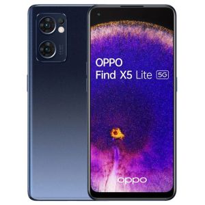 Telefon mobil Oppo Find X5 Lite, 5G, 256 GB, 8 GB RAM, Dual-SIM, Starlight Black