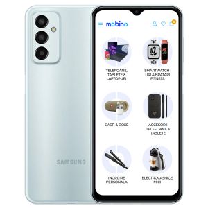 Telefon mobil Samsung Galaxy M13, 4G, 64GB, 4GB RAM, Dual-SIM, Albastru Light