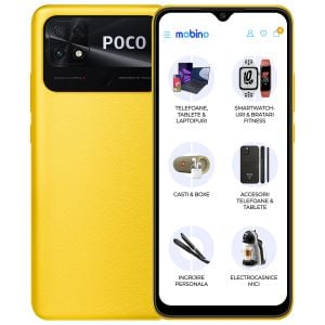 Telefon mobil Xiaomi POCO C40, 4G, 32GB, 3GB RAM, Dual-SIM, Poco Yellow