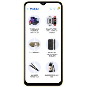  Telefon mobil Xiaomi Poco M5, 4G, 64GB, 4GB RAM, Dual-SIM, Galben