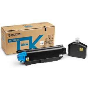Toner Kyocera TK-5280C, 11000 pagini, Pentru ECOSYS P6235cdn, M6235cidn, M6635cidn, Cyan