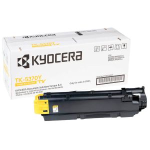 Toner Kyocera TK-5370Y, 5000 pagini, Pentru ECOSYS PA3500cx, MA3500cix, MA3500cifx, Galben