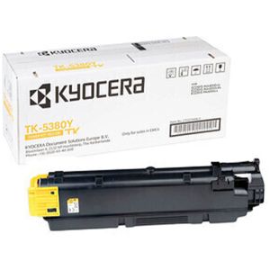 Toner Kyocera TK-5380Y, 10000 pagini, Pentru ECOSYS PA4000cx, MA4000cix, MA4000cifx, Galben