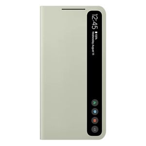Husa telefon Samsung pentru Samsung Galaxy S21 FE, Smart Clear View Cover, Olive